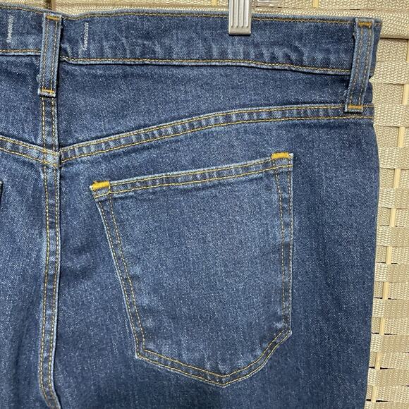 Abercrombie & Fitch The 90s Straight Women 16R Dark Blue Ultra High Rise NEW - Picture 5 of 10